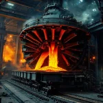 Фото по теме: Устройство поворотных лотков для распределения доменного шлака